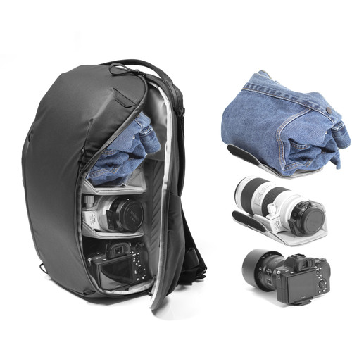 Peak Design Everyday Backpack Zip v2 20L - Black BEDBZ-20-BK-2 - 7